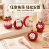 Resina Gato Manzana Lindo Adorno DIY Femenino Decoración de Escritorio Creativo Oficina Pequeño Adorno Gato Manzana