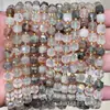 6mm 8mm Pedra Natural Cristal Ágata Canto Chanfrado Quadrado DIY Pulseira Colar Acessórios de Joias Produtos Semi-Acabados Atacado
