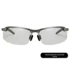 Óculos de Sol Polarizados Inteligentes que Mudam de Cor 3043 Óculos de Sol Masculino para Ciclismo Dia e Noite Óculos de Sol com Proteção UV