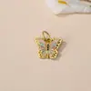 Pingente Antigo de Cabacinha com Gotejamento de Ouro para Boa Sorte, Paz e Alegria Joia Artesanal DIY Pingente Decoração de Pulseira Pequeno Pingente