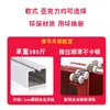 Puerta plegable de PVC Mampara de baño Cocina abierta Tienda Puerta corredera simple Balcón Retráctil Invisible He Zhengzhou