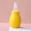 Aspirador Nasal para Bebé, Dispositivo para Alivio de la Congestión Nasal del Bebé, Limpiador Manual de Moco Nasal, Lavador y Aspirador Nasal de Silicona Tipo Bomba para Recién Nacidos