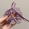Pañuelo cuadrado estilo casual, scrunchie, lazo de encaje para el pelo, diadema dulce, accesorio para el cabello de alta gama a la moda para mujeres