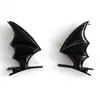 Set de Diadema y Pasador de Murciélago para Halloween Accesorios de Cuero de Pequeño Diablo Accesorios para Fiestas Festivas Accesorios para el Cabello
