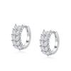 Aretes de plata esterlina S925 de diamante con forma de hoja de árbol para mujer, aretes de temperamento súper hada Mori de celebridad de internet, aretes de venta caliente transfronterizos