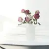 Flor Artificial Outono 2 Cabeças Rosa Vênus Decoração de Casa Flor de Mesa Hotel Decoração Suave Material de Flor Venda Quente Transfronteiriça Flor Artificial