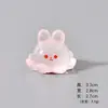 Coelhinho, Peixe Koi, Flor de Lótus Mini Enfeites 3D DIY Cola de Creme Capa de Celular Acessórios Artesanais Acessórios de Caixa Surpresa