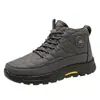 Zapatos de invierno nuevos para hombre 2026, forrados de felpa, engrosados, cálidos, cómodos, antideslizantes, botas de nieve altas para papá