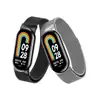 Correa Nueva Aplicable de Fábrica para Mi Band 9 band8 Nueva Milanese Magnética de Metal Una Pieza Universal para Muñeca