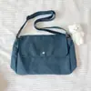 Bolsa Grande para Estudiantes Hombres y Mujeres Bolso Cruzado de Lona ins Bolso Cruzado Pequeño Casual para Mujeres Nuevo 2023 Bolso de Hombro Estilo Coreano