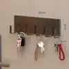 Prateleira de Absorção Magnética Atrás da Porta de Entrada, Prateleira sem Furos para Hall de Entrada, Organizador de Guarda-chuvas, Prateleira para Pendurar Bolsas e Chaves