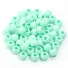 Plástico Acrílico Contas Redondas Contas de Cor Sólida Contas com Furo Grande Cor de Primavera Pulseira DIY Furo Reto Contas Soltas Acessórios de Miçangas