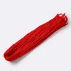 Corda de Algodão Oca de Polipropileno 4mm Colorida Corda Oca com Agulha Corda Oca para Mochila de Viagem ao Ar Livre Cordão de Fechamento Tecida à Mão