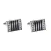 AliExpress Amazon nuevos gemelos de cristal de diamante redondos moda rayados gemelos para camisa de hombre