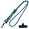 Cordón para teléfono móvil de 8 mm de grosor, retráctil, ajustable, para el cuello, antipérdida