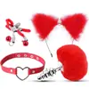 Pinza Divertida para Pelo de Oreja Pinza de Leche Tapón Anal Posterior Utensilios para Hombres y Mujeres Productos Sexuales sm Metal Traje Divertido Cola de Zorro