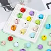Accesorios de 14 mm de Colores en Forma de Campanilla Pequeña Piezas para Joyería DIY Llavero Campana para Mascotas Adorno Navideño