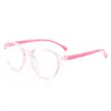 Nuevo Marco de Gafas de Moda Ojo de Gato Anti Luz Azul para Niños, Gafas Planas Cómodas y Ligeras para Estudiantes, Gafas para Bebé