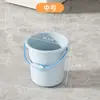 Balde para uso doméstico dormitórios estudantis balde espessado para armazenamento de água balde para chuveiro de banheiro balde para banho de pés com alça balde para lavanderia bacia