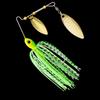 Seis gatos 13g JIG señuelo de cebo falso con barba lentejuelas compuestas lentejuelas anti-enganche de fondo señuelo duro equipo de pesca señuelo