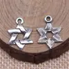 17x14mm 0,8g Multicor DIY Acessórios para Joias Feitas à Mão Pingente de Estrela de Seis Pontas