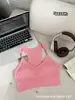 Diseño de Joyería Metálica Transfronteriza Belleza Espalda Ropa Interior Camisola Corta para Mujer Cómoda Transpirable Deportiva Sujetador Absorbe Impactos