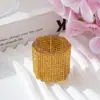 Copo de Cristal Popular Cravejado com Diamantes Sem Tampa, Copo de Cristal para Mistura, Ferramenta Transparente Espessa para Nail Art