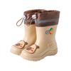 Botas de Chuva Infantis de Desenho Animado Novas para Meninos e Meninas, Botas de Chuva Leves Antiderrapantes, Sapatos Impermeáveis com Cinto Infantil, Sapatos de Borracha para Bebês e Crianças