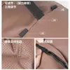 Reposacabezas Universal para Coche de Cuatro Estaciones, Almohada para el Cuello, Cojín Lumbar, Reposacabezas y Soporte Lumbar de Espuma Perforada Transpirable Montados en Coche