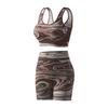 Conjunto de Sutiã Esportivo Europeu e Americano Top Tubo para Treino de Corrida Fitness Roupa Íntima Push-Up Costas Bonitas Conjunto de Colete de Yoga Atacado