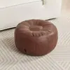 Funda de Cojín para Taburete de Sofá, Almacenamiento en Forma de Calabaza para Ropa No Usada, Reposapiés Multifuncional
