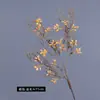 Flores Artificiais de Casamento de Alta Qualidade, Galho Único com Frutas Perfumadas, Galhos Secos, Frutas Selvagens, Flores Artificiais, Flores Falsas, Salão de Banquetes Chinês, Flores Artificiais de Casamento