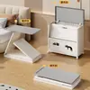 Caja de Almacenamiento de Ropa para Uso Doméstico, Gran Capacidad, Plegable, con Ruedas, para Ropa de Temporada, Colchas, Juguetes, Organizador de Tapa abatible