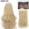 Fabricante de Cortina de Cabello para Peluca Venta al por Mayor Comercio Exterior Transfronterizo Ola Grande Fibra Química Hilo de Pesca Cortina de Cabello Rizado Extensión de Cabello Sin Costuras Pieza de Peluca