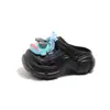 Sandalias y chanclas de exterior de EVA para niños con suela gruesa, de doble uso, con sensación de pisar caca, nuevas de verano, con puntera de carbón linda para dedos del pie