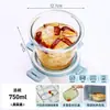 Pote de Almoço de Vidro, Aquecimento no Micro-ondas, Pote de Almoço Especial para o Trabalho, Pote de Almoço Selado Compartimentado para Alimentos, Tigela de Sopa