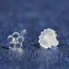 Novos brincos de resina de moda ecológicos e antialérgicos para mulheres, brincos simples e versáteis, brincos invisíveis para dormir sem incômodo