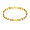 Pulseira feminina estilo popular cruzada estilo luxo leve pulseira feminina de zircônia colorida toque de alta qualidade estilo europeu e americano pulseira de strass atacado