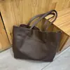 Bolsa Tote de Viaje Importada de Piel de Vaca Personalizada de Fábrica Bolso de Hombro Versátil y de Moda Gran Capacidad Bolso de Mujer de Cuero Genuino