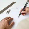 En stock bolígrafo de varilla de aluminio bolígrafo de metal bolígrafo neutro bolígrafo publicitario bolígrafo de bola de metal de varilla de aluminio totalmente LOGOTIPO imprimible con láser