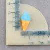 Funda de teléfono casera de helado, cono de juguete de comida para refrigerador, tocado 3D, pegatinas de pegamento de crema DIY, accesorios de resina