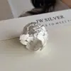 Anillo Irregular de Empalme de Fragmentos para Mujer, Anillo Abierto Geométrico de Personalidad Hueco de Moda, Tendencia de Anillo para Dedo Índice de Diseño Nicho