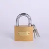 Cadeado Amarelo Espesso de Cobre Imitação, Cadeado Pequeno de Cobre Imitação, Fechadura Pequena de Cobre, Cadeado de Abertura Mútua, Cadeado de Chassi, Mini Fechadura de Cobre Imitação