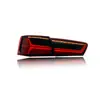Adecuado para 12-16 Ensamblaje de Luz Trasera Audi A6L Modificado Nuevo C7 LED Oscurecido Luz de Carrera S6 Direccional Freno