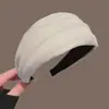 Faixa de Cabeça Outono e Inverno para Mulheres, Faixa de Cabeça de Aba Larga para Lavar o Rosto, Coque de Cabelo Retrô com Topo Alto, Acessório de Cabeça de Luxo Acessível para Uso Externo