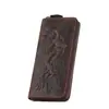 Billetera Retro de Cuero Crazy Horse Transfronteriza para Hombre Rfid Negocios Larga de Alta Gama Bolso Clutch Billetera de Cuero Genuino Billetera para Hombre