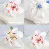Venta Caliente Transfronteriza Rama de Flor de Lirio Tejida a Crochet Hecha a Mano Lana Tejido Flor Artificial Decoración del Hogar Regalo Venta al por Mayor