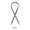 Adecuado para Bolso Cruzado Mahjong Coach con Correa de Hombro City15 Accesorios, Correa de Hombro Fina Ajustable Negra Cadena de Cuero
