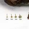 Acessórios para Fazer Brincos de Alfinete de Cruz Dourado e Prateado Galvanizados Materiais para Joias DIY