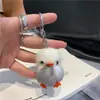 Mini Colgante de Piel de Visón Pato Amarillo para Coche Muñeca Genial Colgante para Mochila Juguete de Felpa Llavero Modelo Nuevo